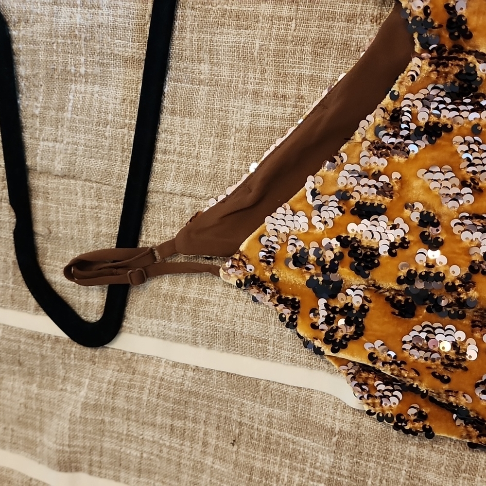 NWT Anthropologie Esther Sequined Cami- XS - Picture 6 of 6